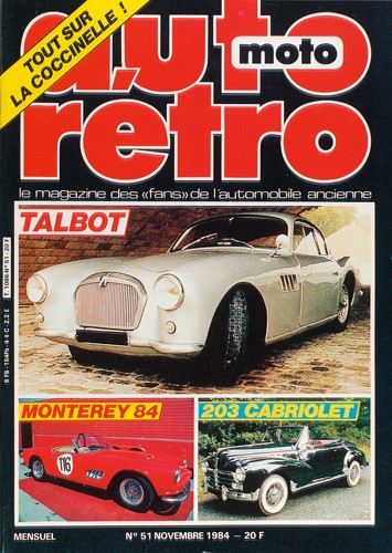 Autoretro n° 51 du 22/02/1985