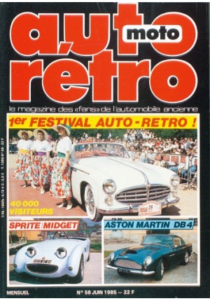 Autoretro n° 58 du 22/10/1985