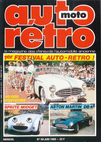 Autoretro n° 58 du 22/10/1985