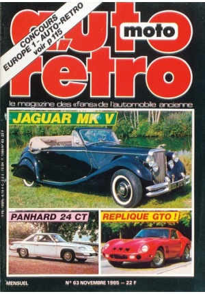 Autoretro n° 63 du 22/03/1986