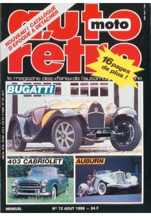 Autoretro n° 72 du 22/01/1987