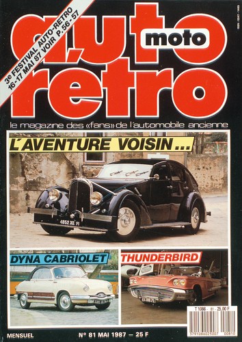 Autoretro n° 81 du 22/10/1987