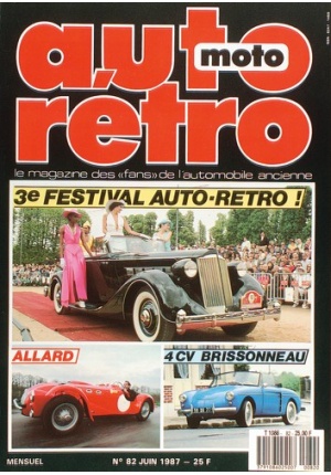 Autoretro n° 82 du 22/11/1987