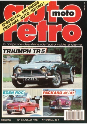 Autoretro n° 83 du 22/12/1987