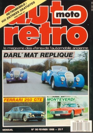 Autoretro n° 90 du 22/07/1988