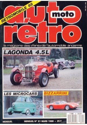 Autoretro n° 91 du 22/09/1988