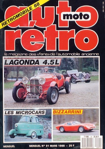 Autoretro n° 91 du 22/09/1988