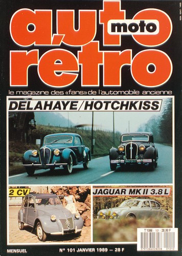 Autoretro n° 101 du 22/07/1989