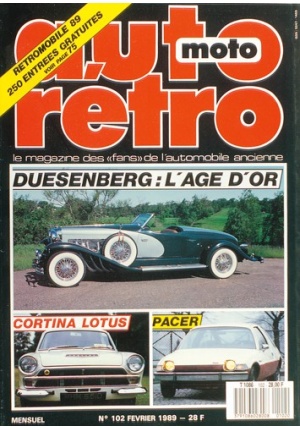 Autoretro n° 102 du 22/09/1989