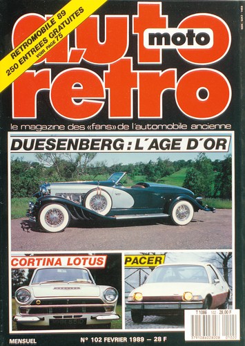 Autoretro n° 102 du 22/09/1989