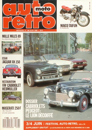 Autoretro n° 106 du 22/01/1990