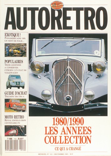 Autoretro n° 112 du 25/04/1990