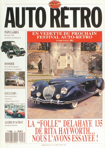 AUTORETRO N° 117 DU 27/04/1990