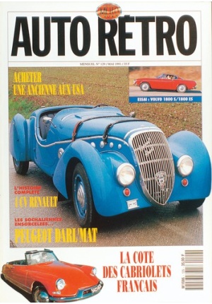 Autoretro n° 129 du 25/04/1991