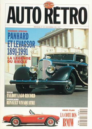 Autoretro n° 135 du 24/10/1991