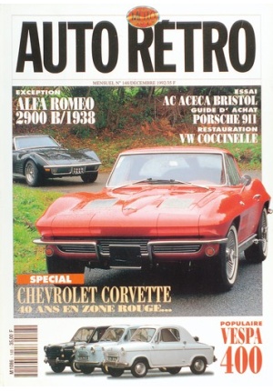 Autoretro n° 148 du 20/11/1992