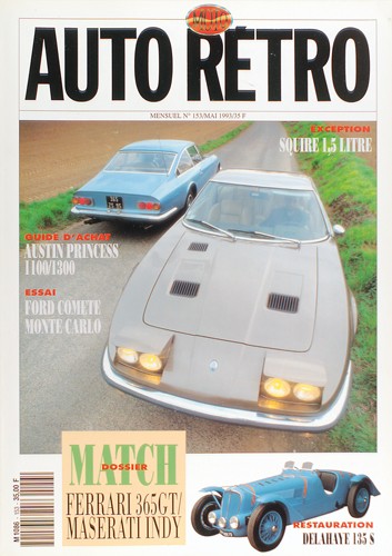 Autoretro n° 153 du 22/04/1993