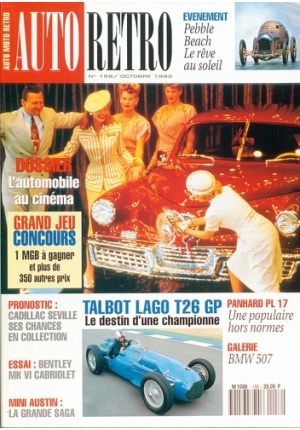 Autoretro n° 158 du 23/09/1993