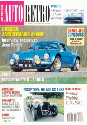 Autoretro n° 159 du 22/10/1993