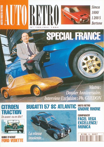 Autoretro n° 165 du 22/04/1994