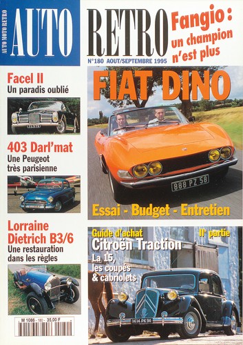 Autoretro n° 180 du 22/07/1995