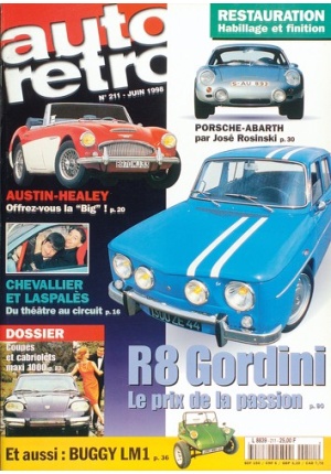 Autoretro n° 211 du 15/05/1998