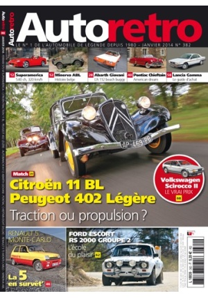 Autoretro n° 382 du 01/01/2014