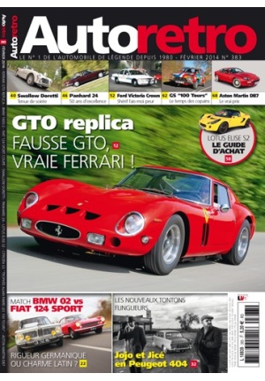 Autoretro n° 383 du 01/02/2014