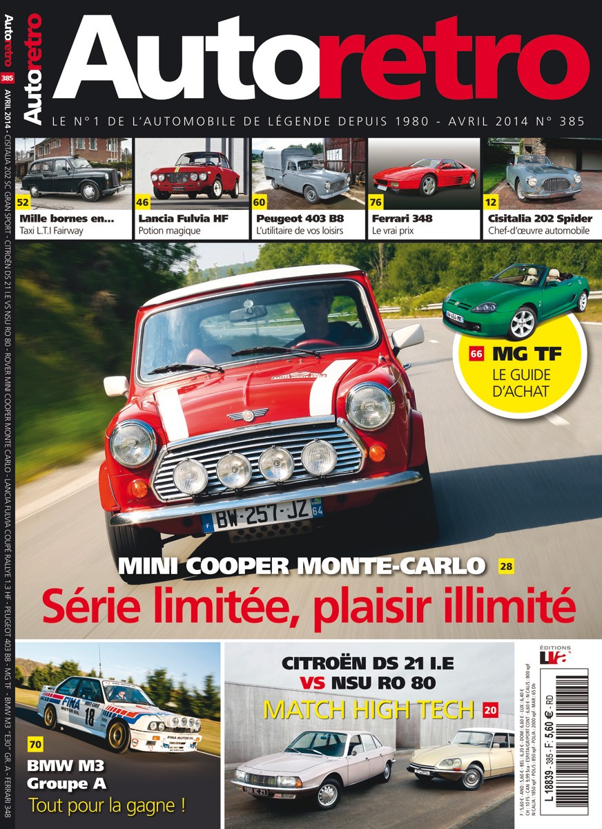 Autoretro n° 385 du 01/04/2014