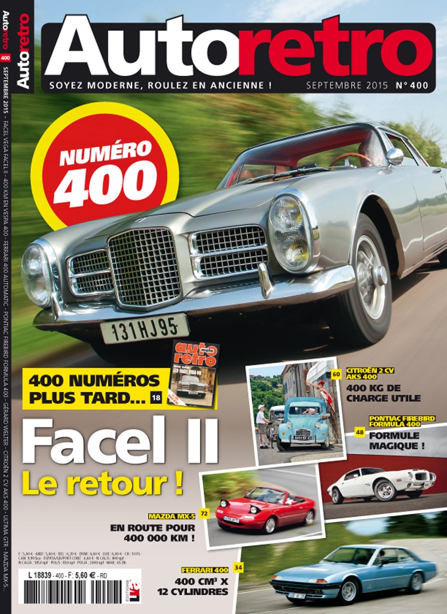 Autoretro n° 400 du 01/09/2015