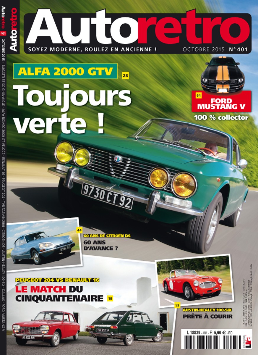 Autoretro n° 401 du 01/10/2015