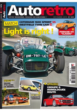 Autoretro n° 403 du 01/12/2015