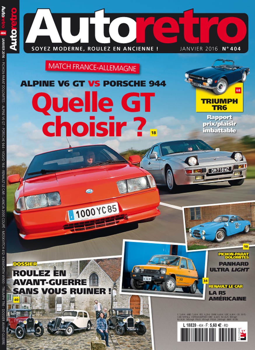 Autoretro n° 404 du 01/01/2016