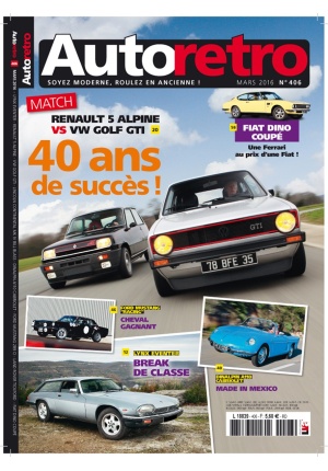 Autoretro n° 406 du 01/03/2016