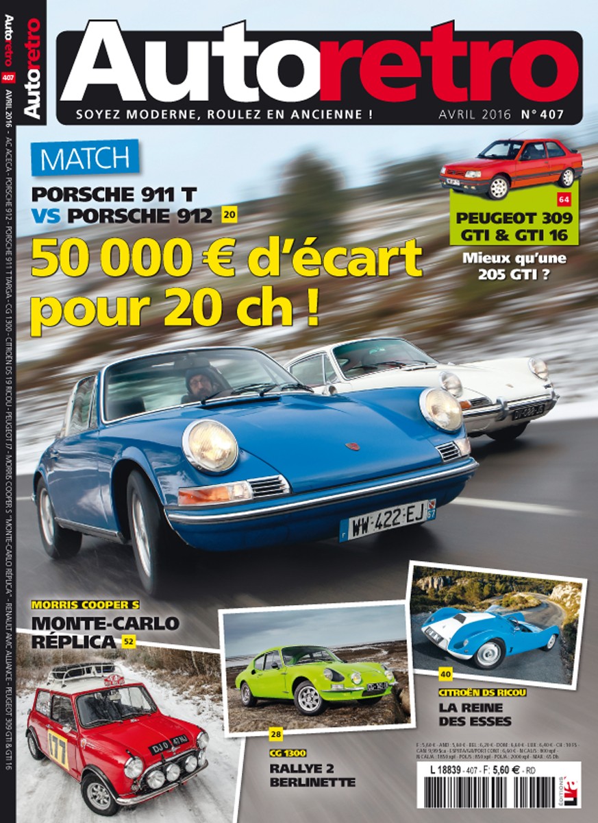 Autoretro n° 407 du 01/04/2016