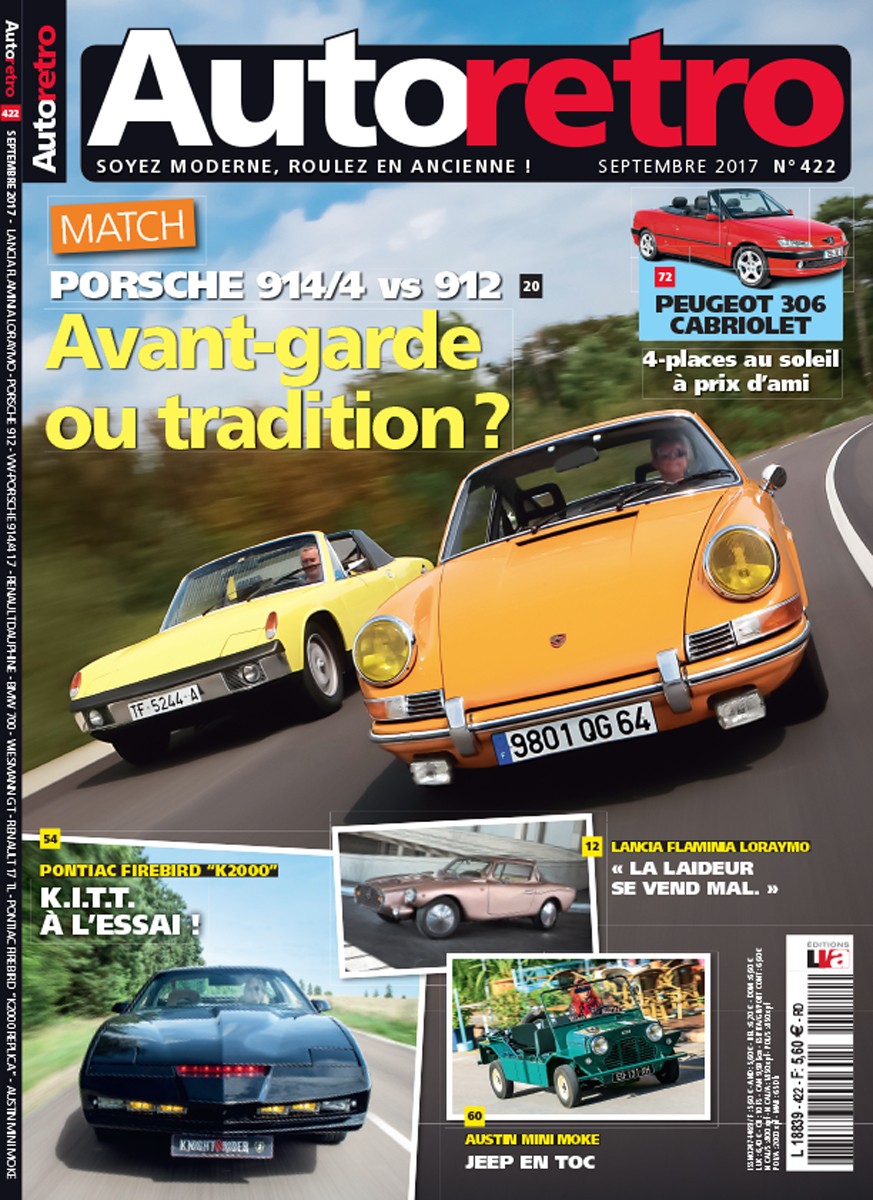 Autoretro n° 422 du 01/09/2017