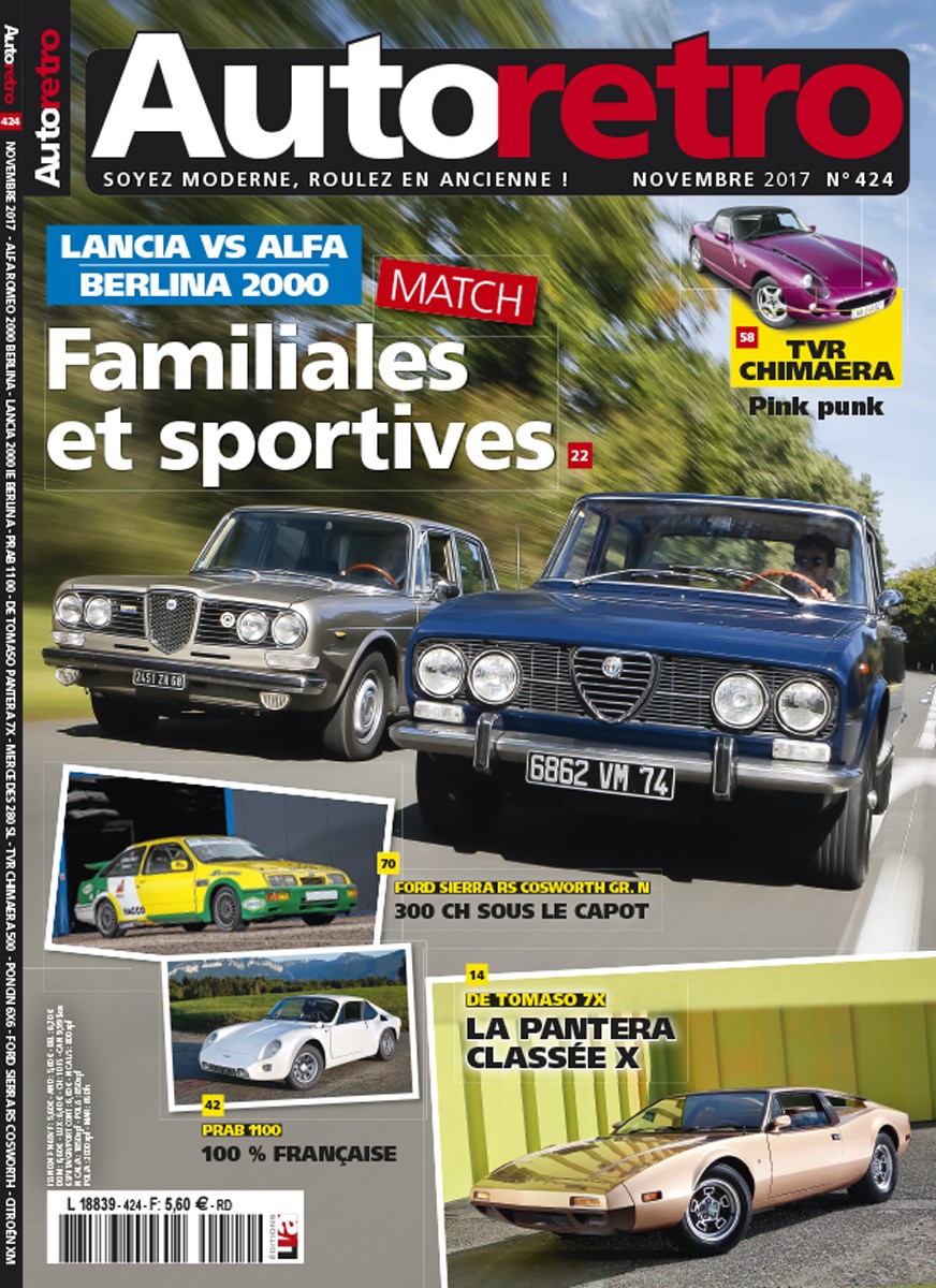 Autoretro n° 424 du 01/11/2017