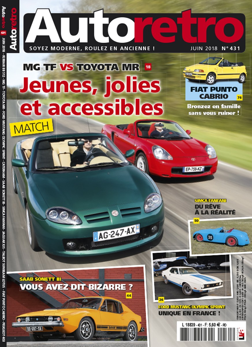 Autoretro n° 431 du 01/06/2018