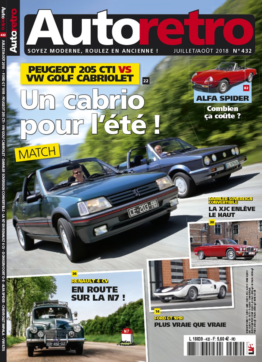 Autoretro n° 432 du 01/08/2018