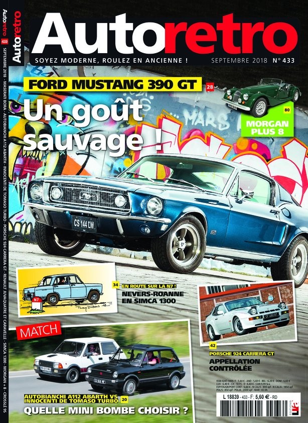 Autoretro n° 433 du 01/09/2018