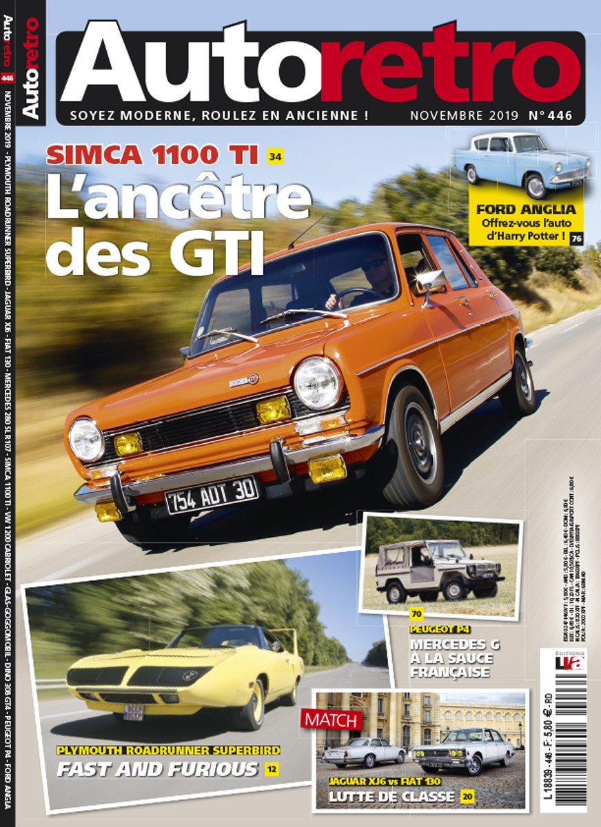 Autoretro n° 446 du 01/11/2019