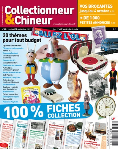 Collectionneur&Chineur n° 66 du 18/09/2009