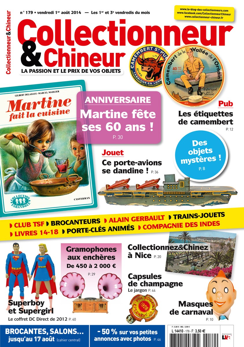 Collectionneur&Chineur n° 179 du 01/08/2014