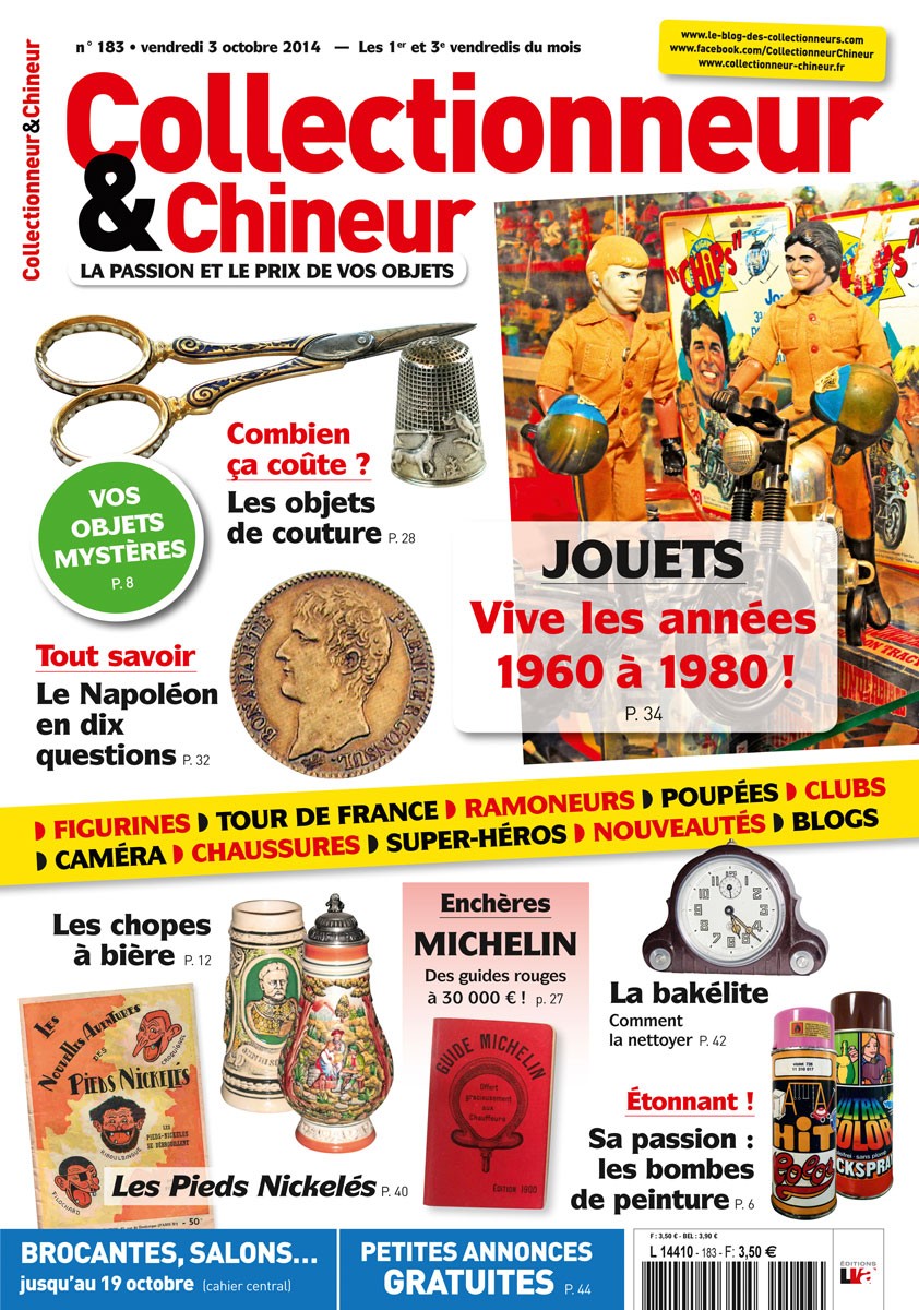 Collectionneur&Chineur n° 183 du 03/10/2014