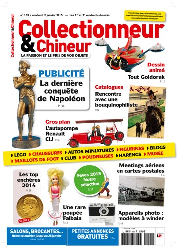 Collectionneur&Chineur n° 189 du 02/01/2015