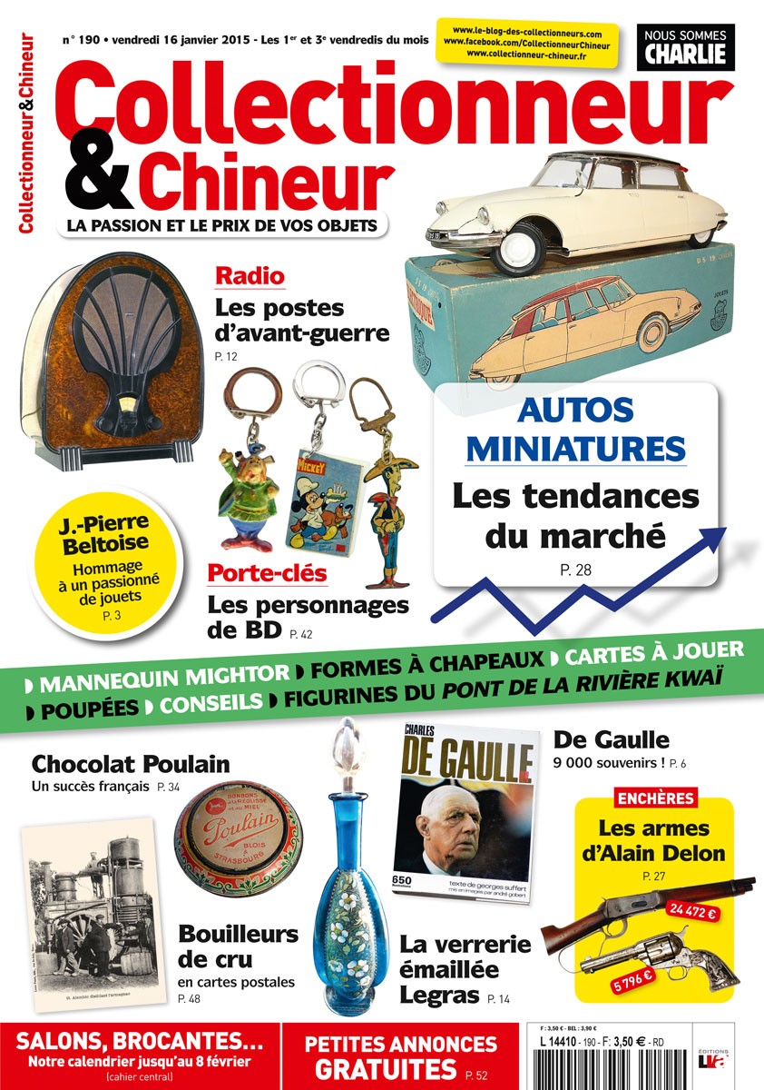 Collectionneur&Chineur n° 190 du 16/01/2015