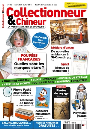 Collectionneur&Chineur n° 192 du 20/02/2015