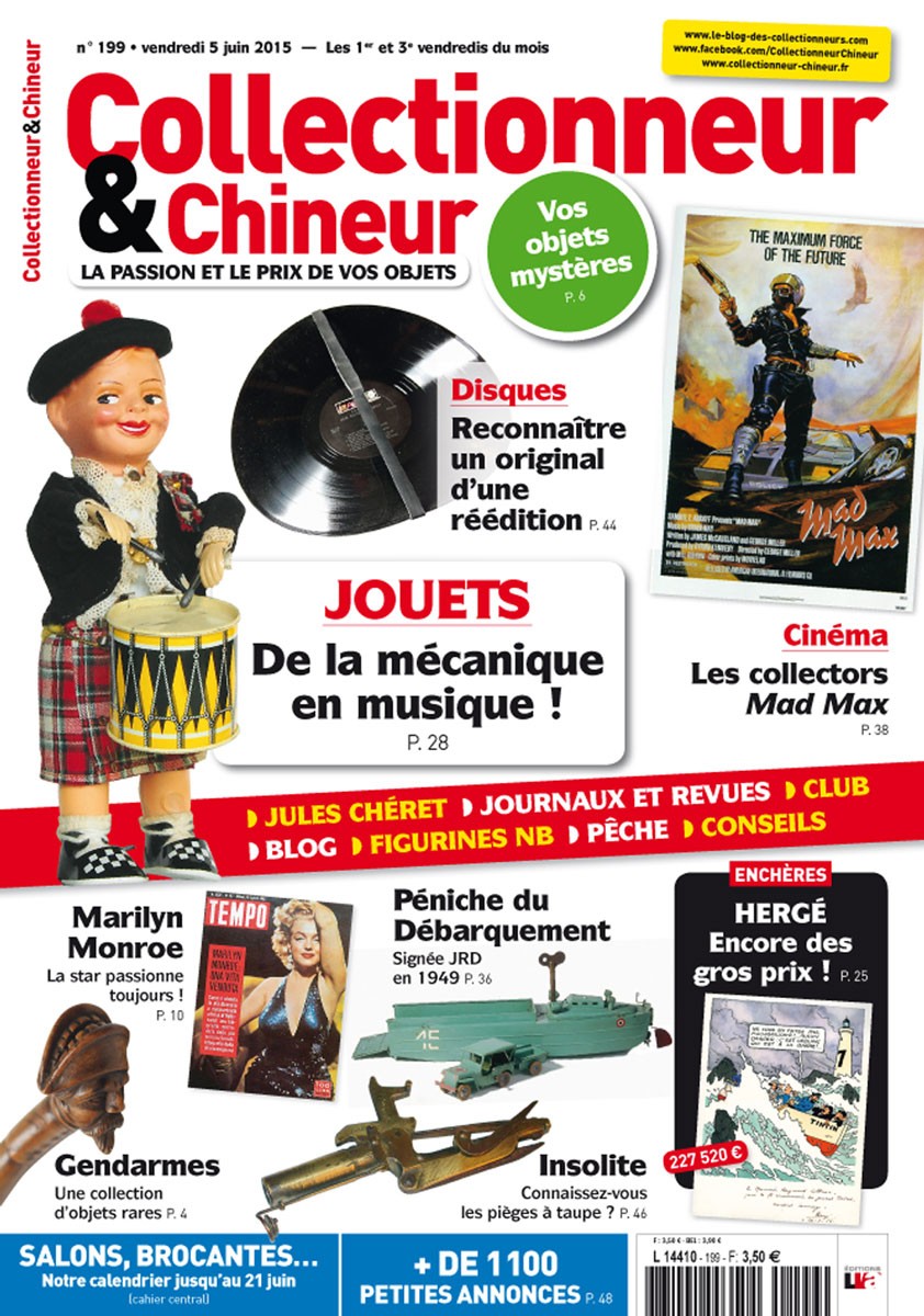 Collectionneur&Chineur n° 199 du 05/06/2015