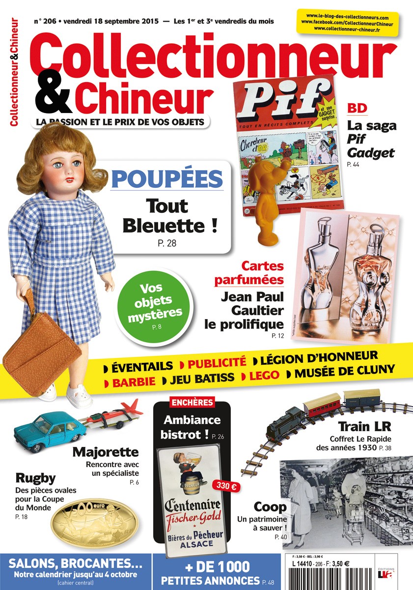 Collectionneur&Chineur n° 206 du 18/09/2015