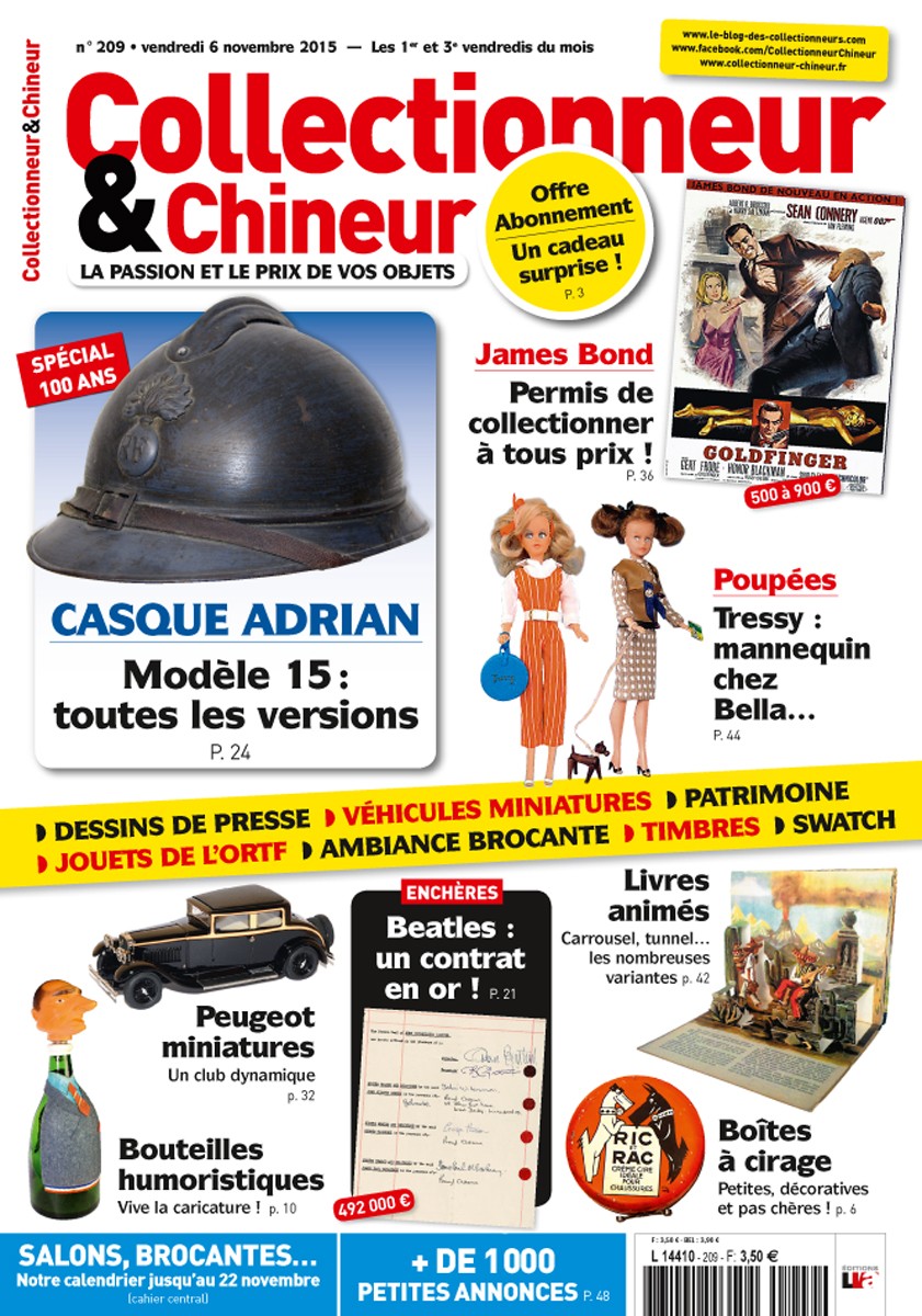 Collectionneur&Chineur n° 209 du 06/11/2015